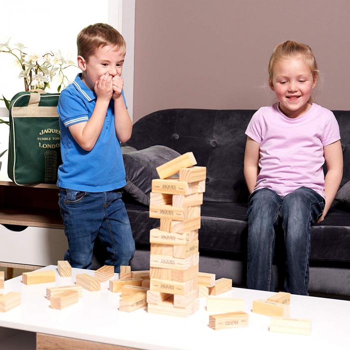 „Tumble tower“ medinis kaladėlių žaidimas visai šeimai
